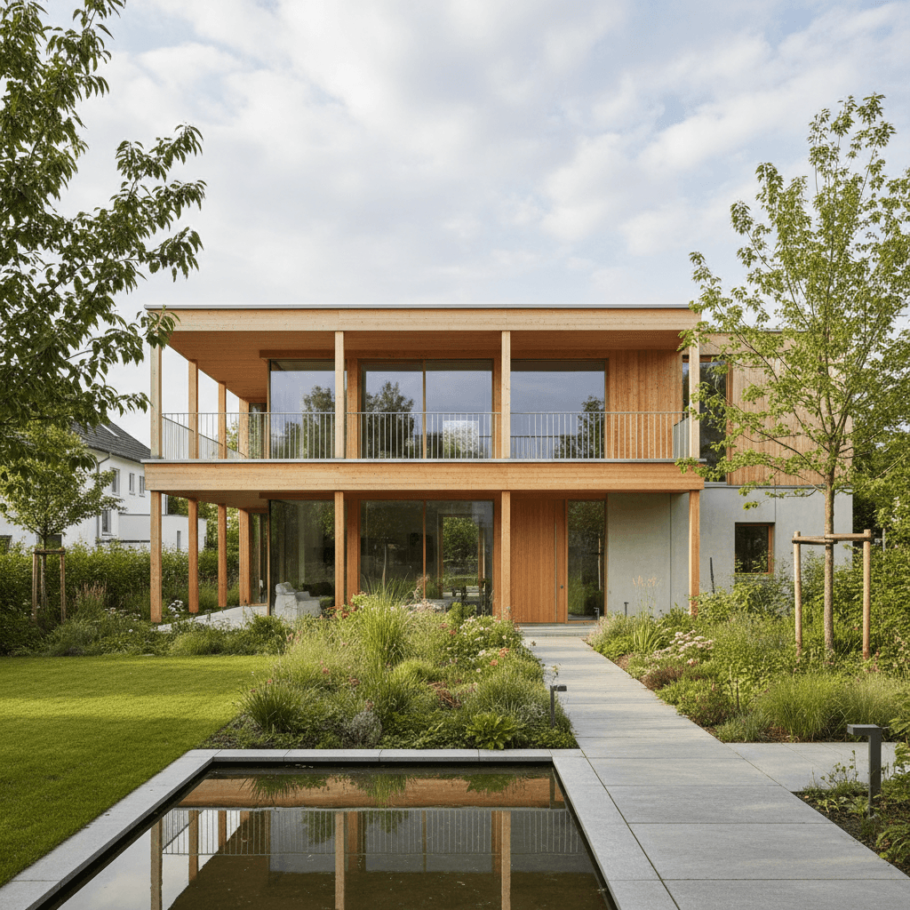 Modern Timber Frame Home