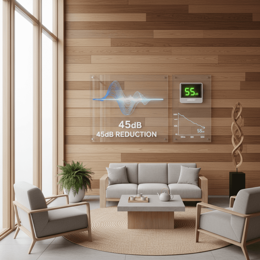 Soundproofing of residential home from wooden brick masonry