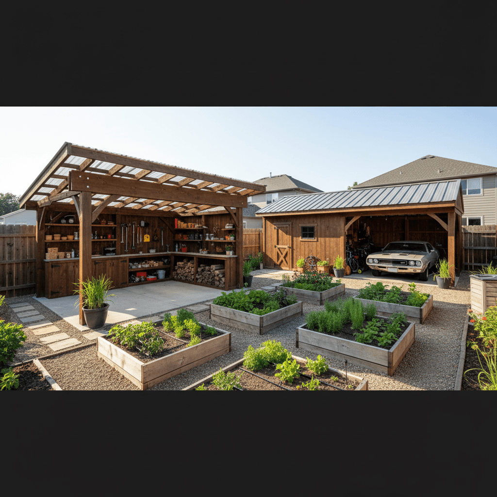 Petites formes architecturales fonctionnelles briques bois