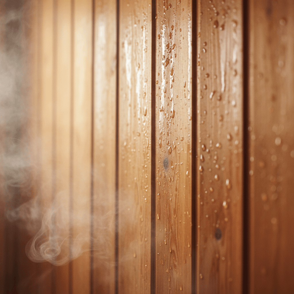 Ароматерапия натуральной древесины в сауне