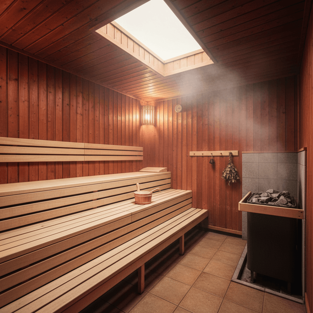 Равномерное распределение тепла в деревянной сауне