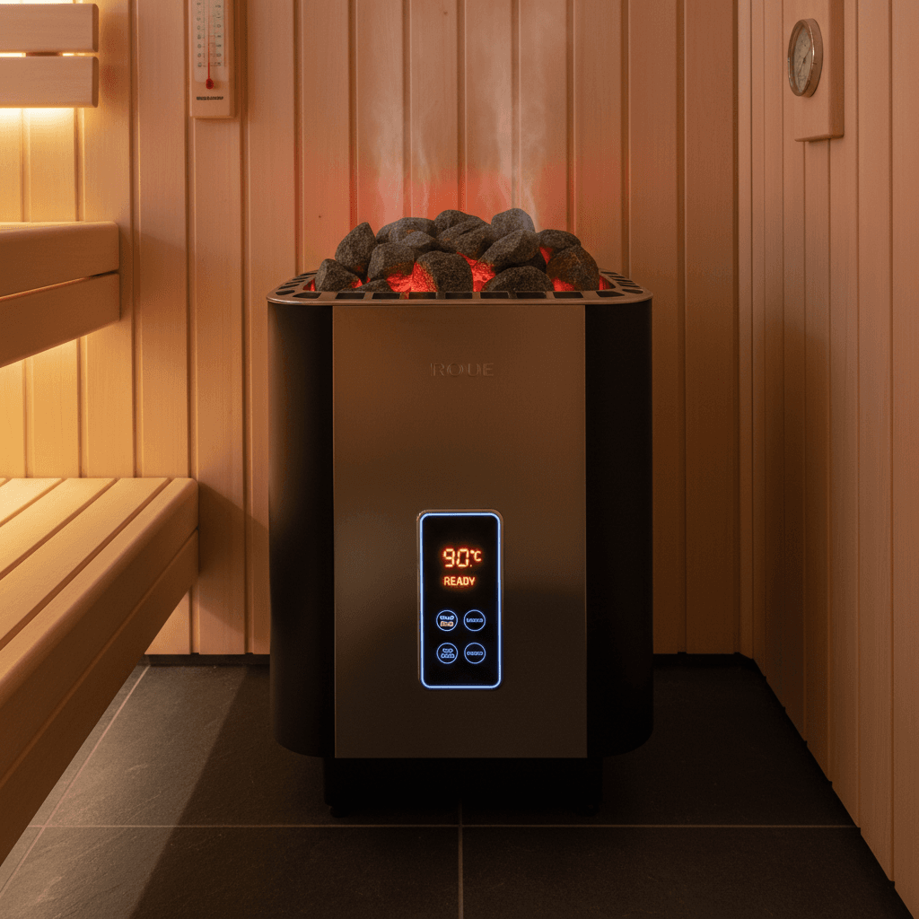 Fast assembly of wooden brick sauna