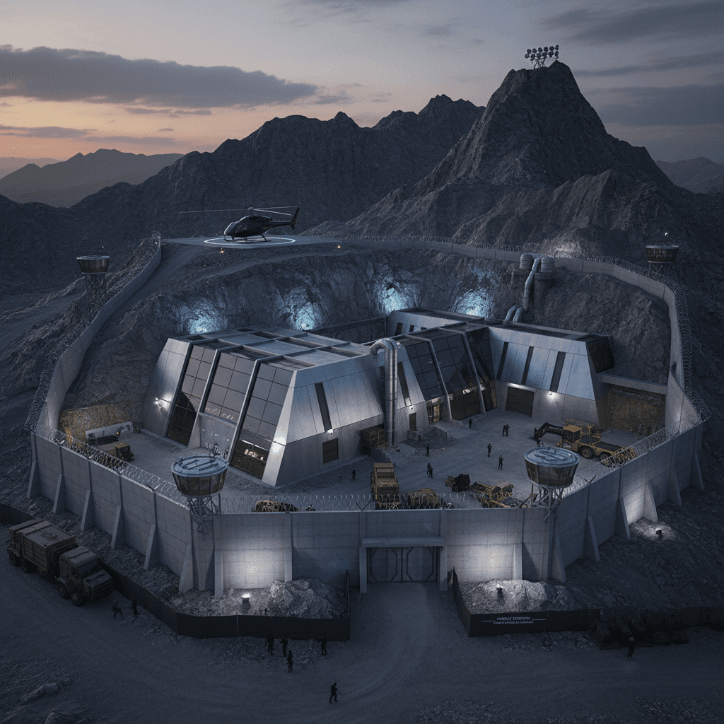 Confidential wooden brick specialized building