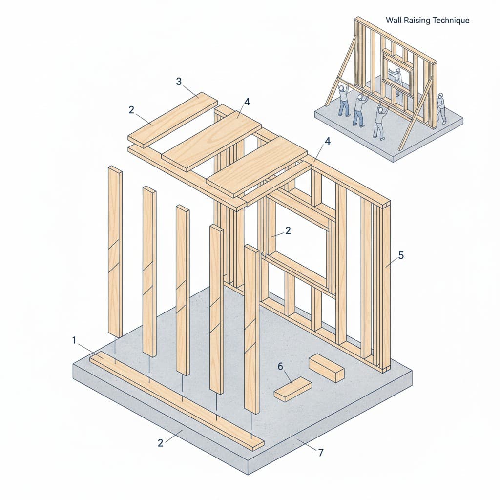 Wall Frame Construction