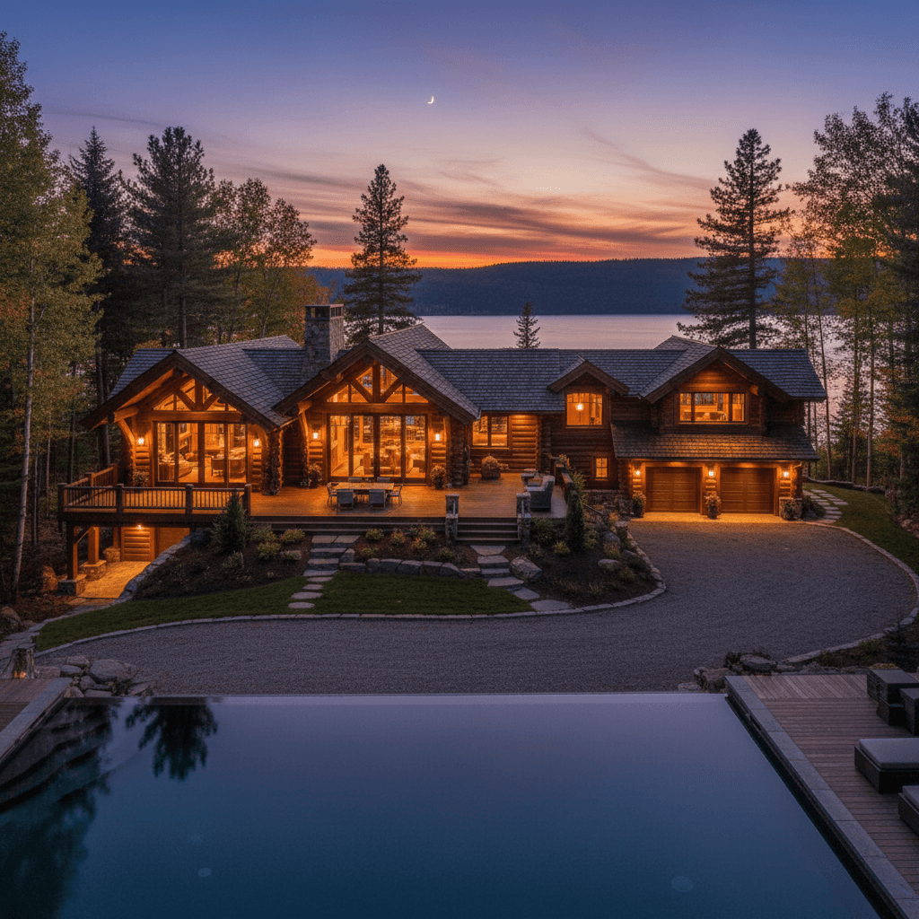 Luxury Wooden Architectural House