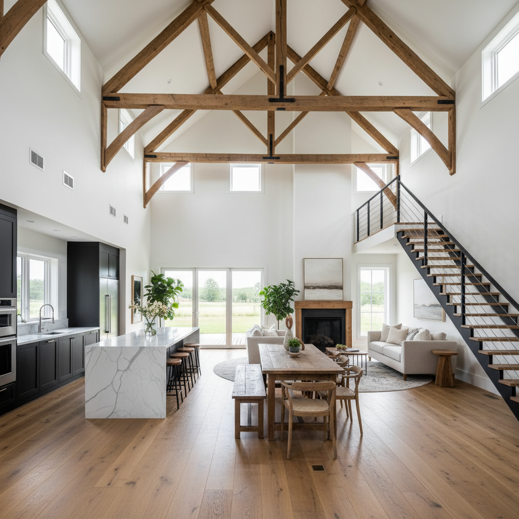 Indoor-Outdoor Living with Sliding Barn Doors